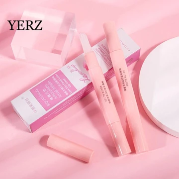 Yerz Son Môi Áo Mưa Dưỡng Ẩm Son Môi Chống Dính Cố Định Màu Môi Khóa Top Áo Môi Dụng Cụ Trang Điểm Môi Màu Cố Định Môi