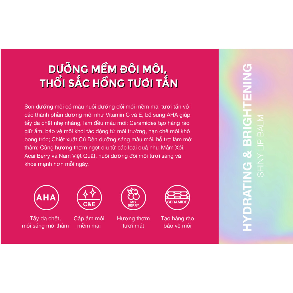 Mô tả Son Dưỡng Môi Có Màu Lip It Tint Me Healthy Balm Hạn Chế Môi Khô, Làm Đều Màu Môi 3g - 4