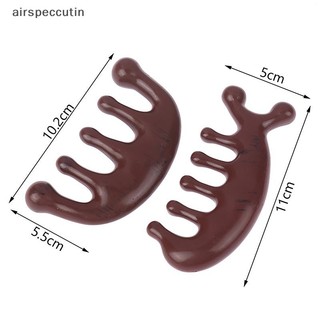 Airspecutin 1 Lược Massage Nhựa Kinh Tuyến Da Đầu Lược Mặt Mắt Vai Cổ Cạo Điều Trị Chống Tĩnh Điện Rộng Lược EN