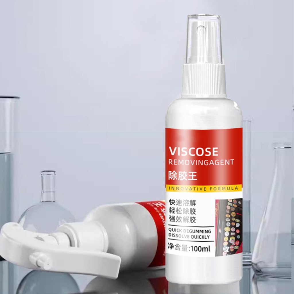 Chất tẩy rửa nhẹ nhàng 100ml cho keo dán poster, xịt hai mặt, dùng cho kính và thép không gỉ