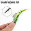 Mồi Tôm Dạ Quang Silicon Mồi Nhân Tạo 10.5cm / 11g Có Hai Móc Treble 6 Màu Crayfish Swimbait Mềm Đúc Mồi.