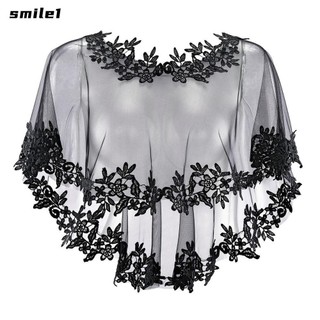 Khăn choàng ren SMILE, Áo choàng cưới thường ngày cho cô dâu, Váy dạ hội thanh lịch cho nữ