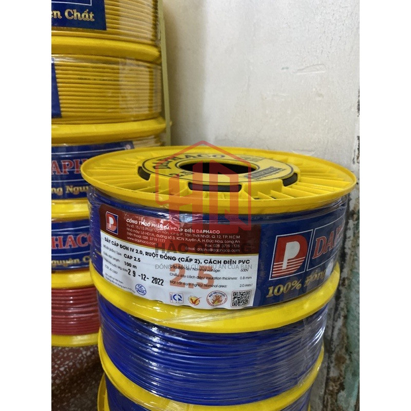 Dây Điện Đơn Daphaco 2.5mm Lõi Đồng  - Dẫn Điện Tốt