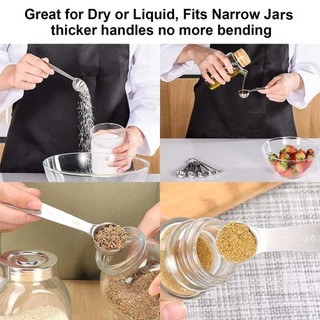 6pcs Stainless Steel Measuring Spoon Measuring Cup Set Measuring Cups Spoons Kitchen Baking Cooking
