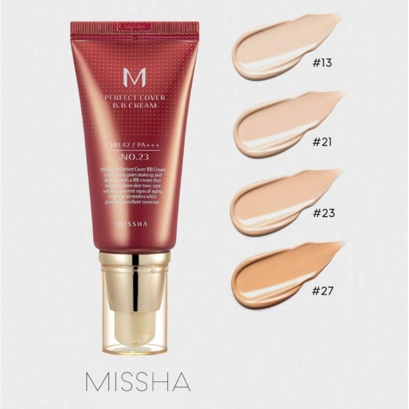 Missha BBCream quyến rũ bởi trang điểm nude, kem nền che khuyết điểm CC, dưỡng ẩm, cách ly YUZB