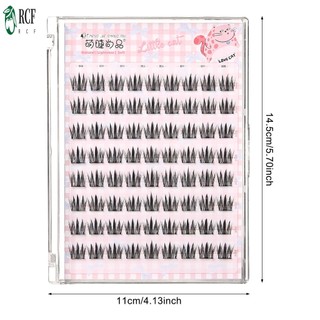10-14mm Bấm vào cụm mi C Curl Cụm mi dán sẵn Thích hợp để trang điểm tại nhà