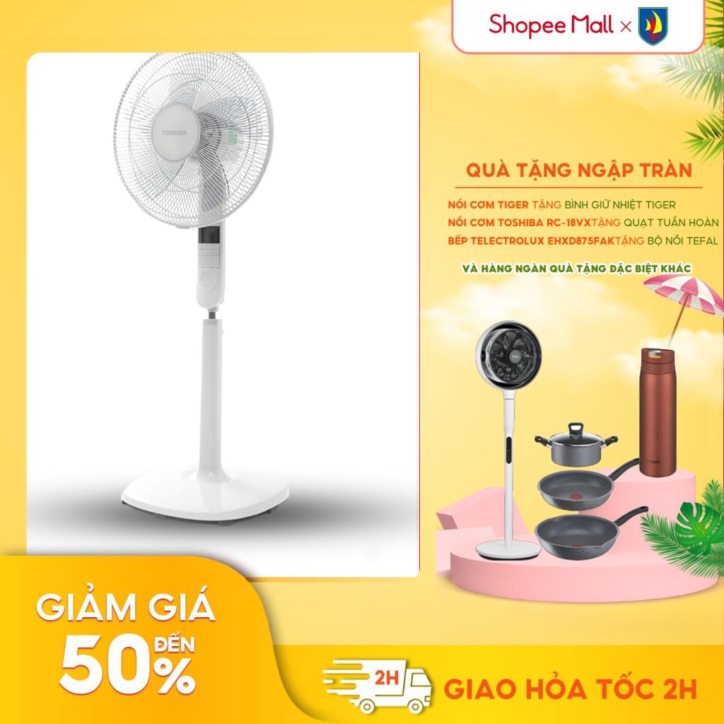 Ảnh Quạt đứng có điều khiển Toshiba F-LSA20(W)/F-LSA20(H) - Công suất 60W - Chính hãng - Bảo hành 1 năm 1