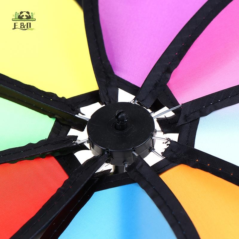 [Shnzdd] Mưa Nhiều Màu Sắc Dazy Flower Spinner Cối Xay Gió Sân Vườn Trang Trí Ngoài Trời Emkk