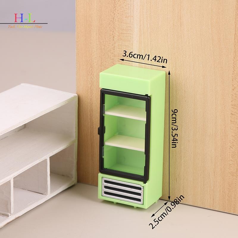 [XZNZMM] 1 / 12 Nhà Búp Bê Mô Phỏng Tủ Lạnh Tủ Đông Mô Hình Nhà Búp Bê Nội Thất Phụ Kiện Búp Bê Đồ Chơi Trang Trí Nhà LMWU