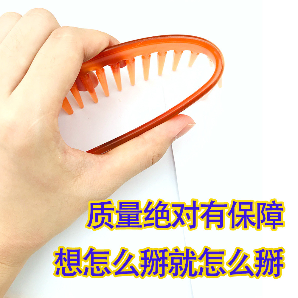 100% off Lược uốn tóc lớn liên tục với răng rộng, lược cơ bò, lược uốn tóc lớn dày chống tĩnh điện bền cho gia đình 9RQD
