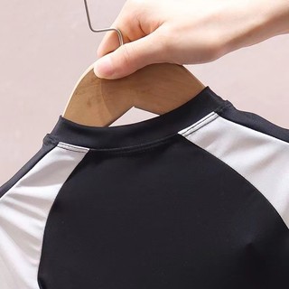 Bộ đồ bơi một mảnh ngắn tay nhanh khô cho bé trai mùa hè, bộ đồ bơi trẻ em kèm mũ, đồ bơi cho trẻ em