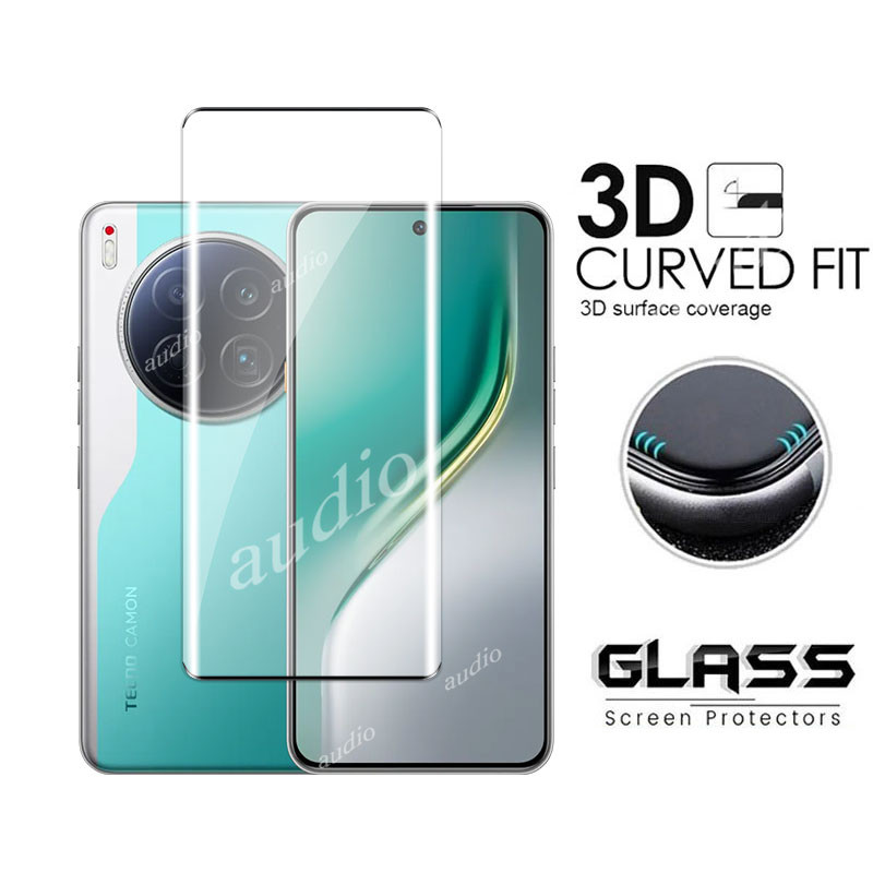 Tecno Camon 40 Premier 5G 3D Màn Hình Uốn Nóng Mặt Trước Bảo Vệ Cho Tecno Camon40 Premier Pro 5G 4G 2025 Kính Cường Lực Cho Tecno Camon 40Premier 40Pro 5G Màn Hình Chống Trầy Xước