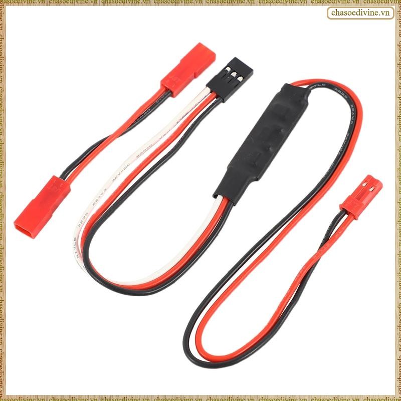 [K O G X] Bảng điều khiển dây điều khiển tời CH3 Cáp thu điều khiển từ xa cho bánh xích RC 1 / 10 Trục SCX10 TRX4