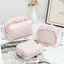 Túi trang điểm AFTEROF, Túi lưu trữ cọ trang điểm đa chức năng thiết kế Quilted, Dễ thương có dây kéo Túi vệ sinh du lịch họa tiết kẻ sọc di động dành cho bé gái Sử dụng du lịch Lưu trữ vệ sinh