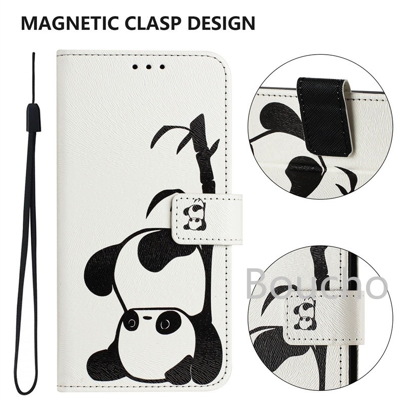 Dành Cho OPPO Reno 11F 12F 12FS 11 12 13 7A 9A 13F Find X7 Ultra X8 A5 Pro 4G 5G Vỏ Điện Thoại Ví Da PU Sơn Có Khe Cắm Thẻ Flip Cover