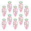 Treeling Phim Hoạt Hình Cà Rốt Kẹp Tóc Barrettes Kẹp Tóc Ngọt Ngào Casual Bunch Kẹp Tóc