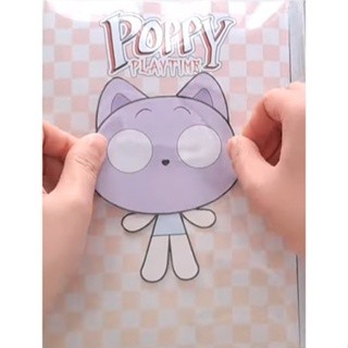 Búp bê giấy đồ chơi bóc dán thủ công Poppy play time dễ thương