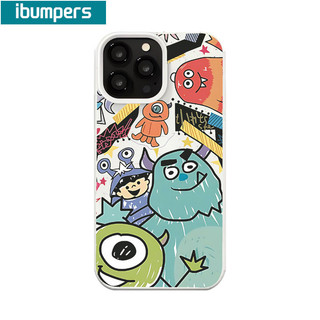 ibumpers Ốp Lưng iPhone Dễ Thương Họa Tiết Quái Vật Đại Học Ốp Điện Thoại Dày Dặn Silicon Mềm Chống Sốc Chống Bẩn Cho Iphone 16 15 14 12 13 11 Pro Max IP 7 8 Plus X XS XR