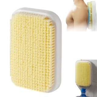 Miếng đệm massage lười biếng EARTHLYCO, miếng bọt biển treo tường, bàn chải tự dính chống trượt, dụng cụ làm sạch lưng cho nam nữ, dụng cụ phòng tắm bền