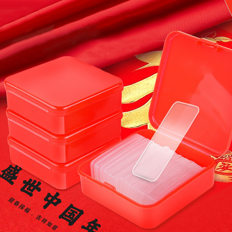 Hộp 60 Miếng Dán 2 Mặt Trong Suốt Siêu Dính Treo Đồ, Cố Định Đồ Đa Năng Tiện Lợi