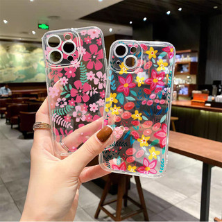 Ốp Lưng Cho Samsung Galaxy S24 S23 S22 S21 Plus Ultra S20FE S21FE S23FE Hoa Hồng Trong Suốt Dễ Thương Mềm Mại Thời Trang Bảo Vệ Toàn Diện Vỏ Điện Thoại