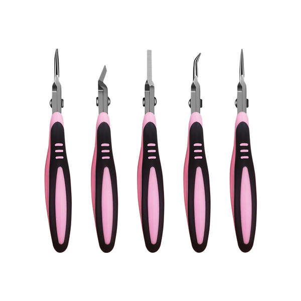 Kìm trang sức Steli DIY Kìm kim không răng Kìm mũi kim chống trượt Kìm mũi phẳng Mini Kìm mũi cong 13cm Kìm mũi cong