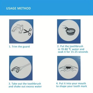 4 Miếng Bảo Vệ Miệng Nha Khoa Để Mài Răng Bảo Vệ Ban Đêm Cho Răng Chống Ngáy Thiết Bị 2 Kích Thước, Thích Hợp Cho Người Lớn Và Trẻ Em Ngăn Ngừa Mài Răng, Loại Bỏ Ngáy