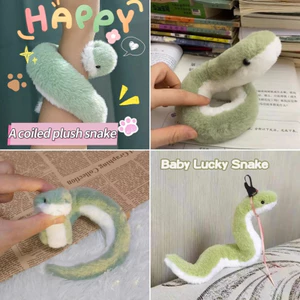 Hoạt Hình Bé Rắn Búp Bê Sang Trọng Cotton Rắn Linh Vật Đồ Chơi Trẻ Em Đổi Quà Tặng CNY
