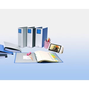 File bìa còng ống King Jim 1478GSV A4 nhiều cỡ. -