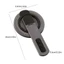 Giá đỡ điện thoại di động ITRUMPET, 360° Giá đỡ điện thoại từ tính hai mặt có thể xoay được, Giá đỡ điện thoại di động siêu mỏng đa góc có thể điều chỉnh đa năng