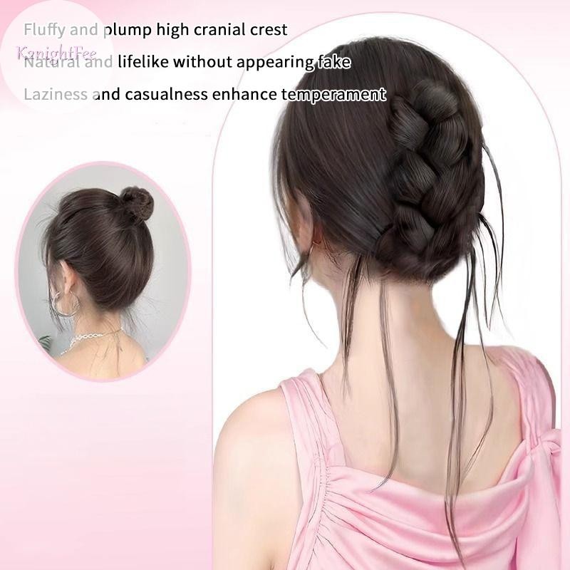 K2nightFee Tổng Hợp Tóc Giả Đuôi Ngựa Trên Vuốt Tóc Hoa Bud Tóc Nối Dài Vô Hình Tóc Đuôi Ngựa Cho Nữ Trang Điểm Phụ Kiện Tóc VN