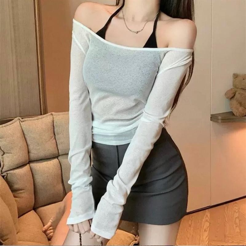 Set áo 2 mảnh Cotton xuyên thấu dáng dài kèm áo dây trong, set basic mùa hè đi biển