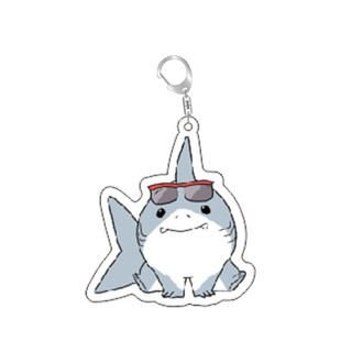 Các cá mập Keychain Acrylic dễ thương Jeff túi Mặt Dây chuyền móc chìa khóa vòng Keyring phụ kiện trang sức cho