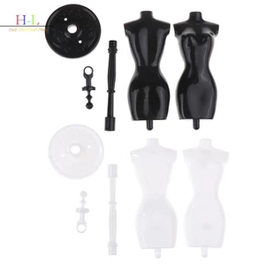 1 Bộ 1: 6 Nhà búp bê Thu nhỏ Mũ nón Móc treo váy Hỗ trợ đám cưới Giá đỡ hình nộm Người mẫu LMWU