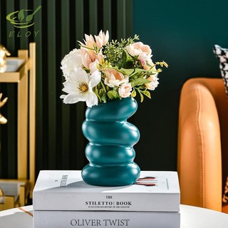 [ELOY] Bình nhựa xoắn ốc Bắc Âu Hộp đựng hoa sáng tạo cho nhà bếp Phòng ngủ khách Trang trí nhà cửa Trang trí VN