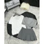 Set áo giấy mix chân váy kèm khăn BYJOLIE