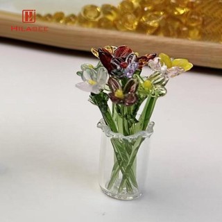Bình Thủy Tinh Nhỏ Sắp Xếp Hoa Hộp Đựng Trang Trí Sưu Tập Trang Trí Ấm Hoa Thanh Lịch Cho Bàn Gia Đình Trung Tâm