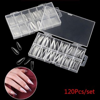 [savemoneyeveryday] 120 Cái Móng Tay Gel Dạng Kép Nối Dài Ngón Tay UV Builder Dụng Cụ Đầu Móng Tay [vn]