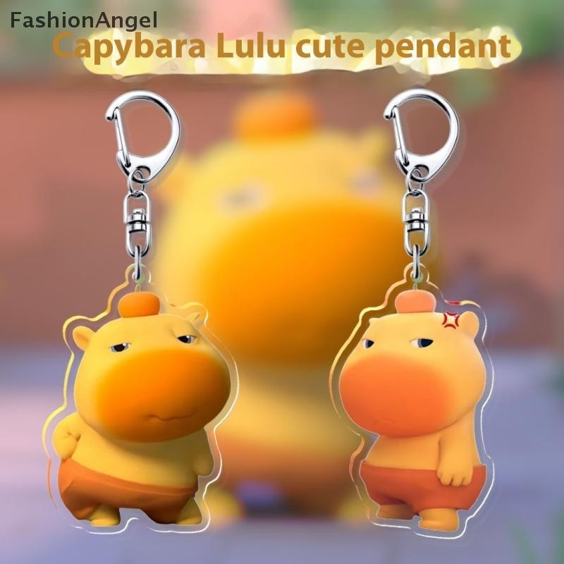 FashionAngel Dễ Thương Capybara Vỏ Điện Thoại Di Động Dây Đeo Móc Chìa Khóa Túi Mặt Dây Chuyền Trang Trí Điện Thoại DIY Dây Ngắn Handmade Trang Sức Quà Tặng VN