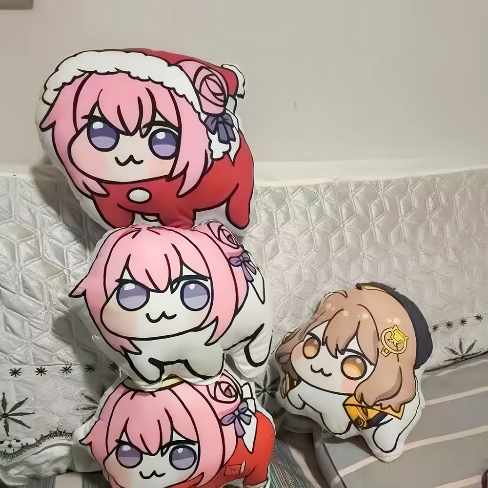 40cm NIKKE DORO Gối Nữ Thần Chiến Thắng Anime Ngoại Vi Gối Dễ Thương Chó Đệm Đồ Chơi Sofa Trang Trí Nhà