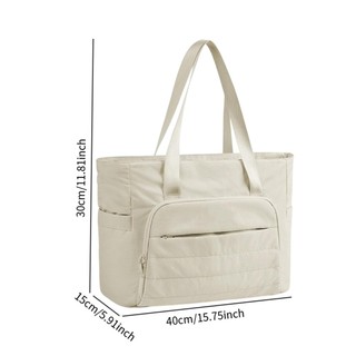 Túi Tote Baosity Túi Xách Có Thảm Tập Yoga Dây Kéo Đóng Cửa Di Động Dung Tích Lớn Cho Hẹn Hò Kinh Doanh Chuyến Đi Tập Yoga Tập Gym Đi Làm