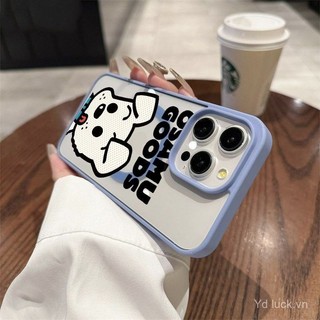 Ốp điện thoại kiểu dáng dễ thương hình chó mới, tương thích với iPhone 14 Plus 13 12 Pro Max 11 16 Pro 15 14 Pro 13 Pro 12 11 Pro 16 15 Pro 14 13 Pro Max, chống bụi, chống nước, chống sốc