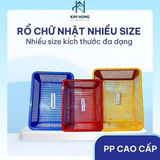 [Giá Xưởng] Rổ Nhựa Chữ Nhật WinHome – Nhiều Size Lựa Chọn – Đựng Đồ Đa Năng, Sắp Xếp Gọn Gàng