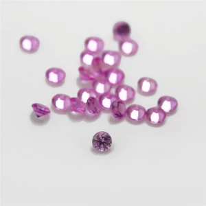 Đá corundum nhiều màu dùng cho trang sức DIY, kích thước đa dạng từ 1.0mm đến 3.0mm