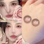 （-0°-450°）🌈ZM 🌈/Set 2 Kính Áp Tròng Màu tím/đen/xám thời trang contact lens hợp lệ 6 tháng 0.00--6.00 Độ 996