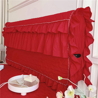 Thân Thiện Với Da Chải Dày Đầu Giường Bao Gồm Tất Cả Màu Trơn Quilted Ren Da Đầu Giường Chống Bụi