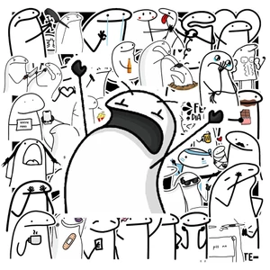 50 Nhãn Dán Meme Thằn Lằn chống nước sticker dán laptop, điện thoại, đàn guitar