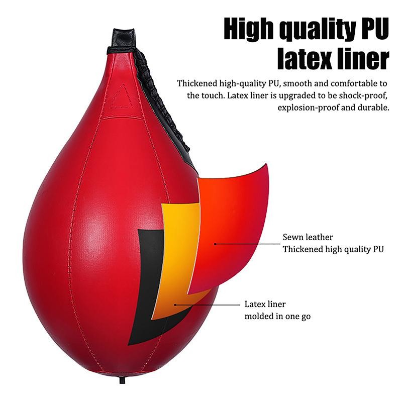 TMOY Đấm Bốc Da Huấn Luyện Treo Xoay Bóng Tốc Độ Tập Thể Dục Bóng Thể Thao Nhà Tập Gym Tốc Độ Túi Bounce TCVN