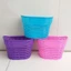 NEWIDEA 12-20 Inch Bảo Quản Xe Đạp, Giỏ Xe Đạp Trẻ Em 5 Màu Rỗng, Nhựa Cao Cấp Nhiều Màu Tay Ga Tay Lái Giỏ Phía Sau Phụ Kiện Đi Xe Đạp