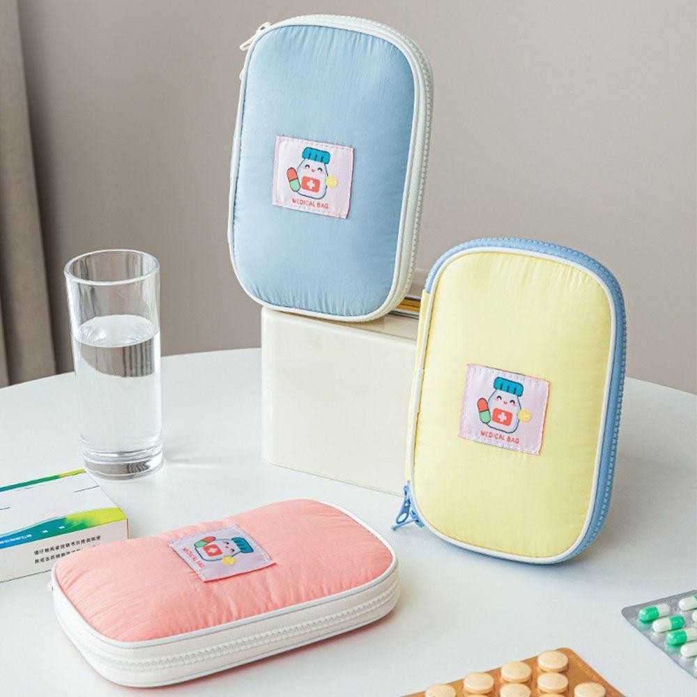 Túi sơ cứu Mini AWNGD, Túi đựng thuốc di động bằng Nylon, Bộ dụng cụ khẩn cấp y tế chống nước